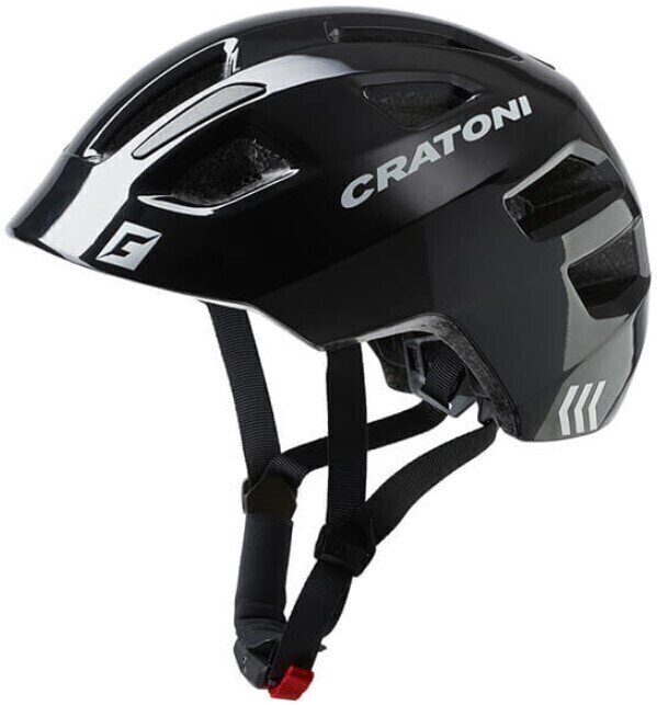 Dětská cyklistická helma Cratoni Maxster Black Glossy 51-56-S-M Dětská cyklistická helma