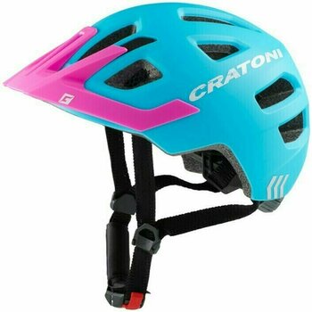 Kid Bike Helmet Cratoni Maxster Pro Blue/Pink Matt 46-51-XS-S Kid Bike Helmet - 1