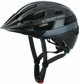 Bike Helmet Cratoni Velo-X Black Glossy M/L Bike Helmet - 1