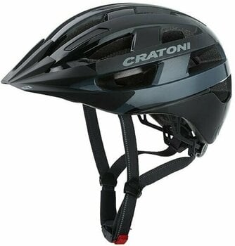 Bike Helmet Cratoni Velo-X Black Glossy S/M Bike Helmet - 1