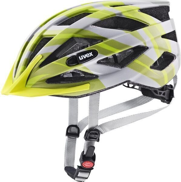Cyklistická helma UVEX Air Wing CC Grey/Lime Matt 56-60 Cyklistická helma