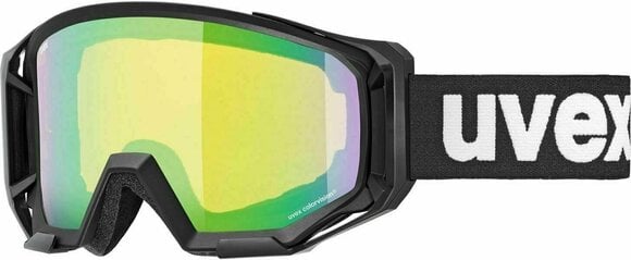 Kolesarska očala UVEX Athletic CV Bike Black Matt/Mirror Green Kolesarska očala - 1