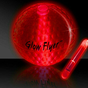 Нова топка за голф Masters Golf Glow Flyer - Golf Ball Red - 1