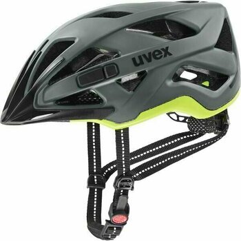 Bike Helmet UVEX City Active Anthracite/Lime Matt 52-57 Bike Helmet - 1