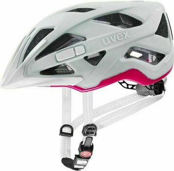 Bike Helmet UVEX City Active Papyrus/Neon Pink Matt 52-57 Bike Helmet - 1