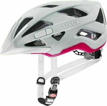 Bike Helmet UVEX City Active Papyrus/Neon Pink Matt 56-60 Bike Helmet - 1