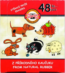 Radiergummi KOH-I-NOOR 6875040001KD Hartes Gummi 48 Stück