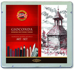 Grafitová tužka KOH-I-NOOR Gioconda Set for Sketching Sada uměleckých tužek 24 ks
