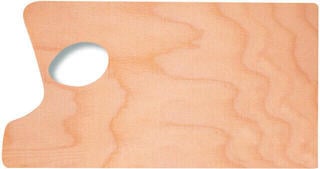 Artist Palette KOH-I-NOOR Wooden Palette Large Artist Palette 39,5 x 21 cm