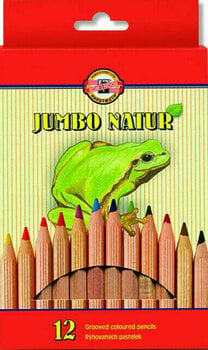 Colour Pencil KOH-I-NOOR Jumbo Natur Coloured Pencils Set of Coloured Pencils 12 pcs - 1