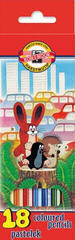 Ołówki dla dzieci KOH-I-NOOR Krtko Coloured Pencils Zestaw kredek dla dzieci 18 szt.
