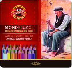 Watercolor Pencil KOH-I-NOOR Mondeluz 3724/24 Set of Watercolour Pencils 24 pcs