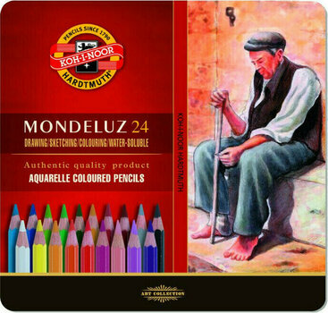 Akvarelová ceruzka KOH-I-NOOR Mondeluz 3724/24 Sada akvarelových ceruziek 24 ks - 1
