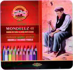 Watercolor Pencil KOH-I-NOOR Mondeluz 3726/48 Set of Watercolour Pencils 48 pcs