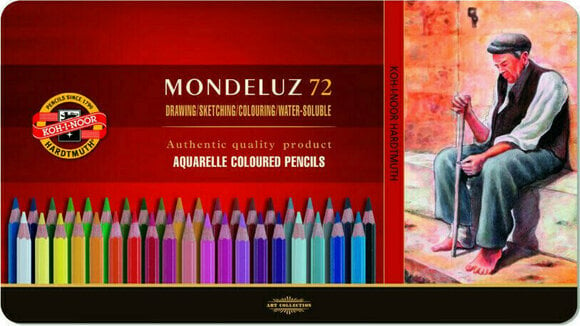 Watercolor Pencil KOH-I-NOOR Mondeluz 3727/72 Set of Watercolour Pencils 72 pcs - 1