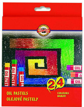 Olejový pastel KOH-I-NOOR Sada olejových pastelov 24 ks - 1