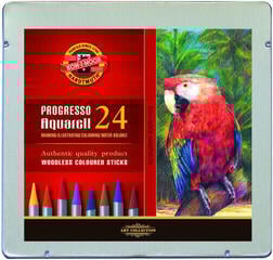 Watercolor Pencil KOH-I-NOOR Progresso 24 Set of Watercolour Pencils 24 pcs