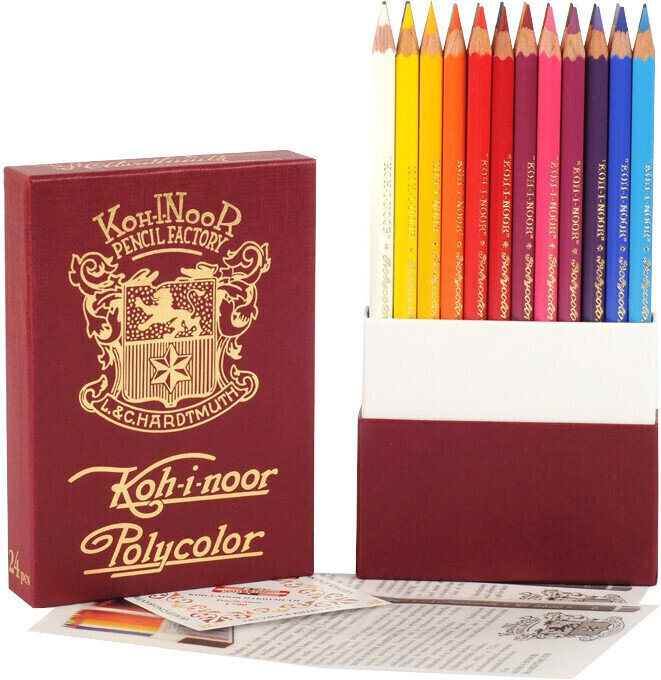 Crayon de couleur KOH-I-NOOR Retro 24 pièces