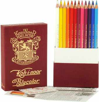 Colour Pencil KOH-I-NOOR Polycolor Artist's Coloured Pencils Retro Set of Coloured Pencils Retro 24 pcs - 1