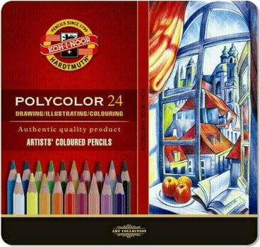 Farveblyant KOH-I-NOOR Set of Coloured Pencils Mix 24 pcs - 1
