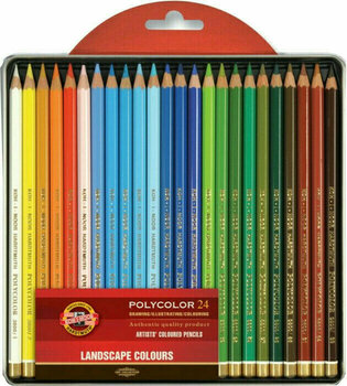 Colour Pencil KOH-I-NOOR Polycolor Artist's Coloured Pencils Set of Coloured Pencils Landscape 24 pcs - 1