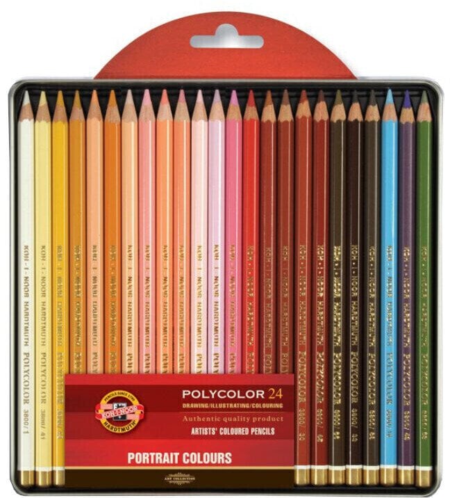 Creion colorat KOH-I-NOOR Set de creioane colorate Portrait 24 buc