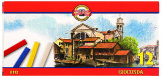 Pehmeä pastelli KOH-I-NOOR Gioconda Kuivapastellisetti 12 kpl