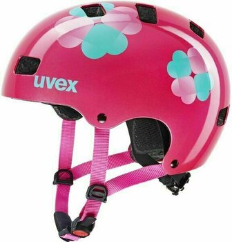 Cykelhjelm til børn UVEX Kid 3 Pink Flower 51-55 Cykelhjelm til børn - 1