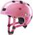 Capacete de ciclismo para crianças UVEX Kid 3 Pink Heart 55-58 Capacete de ciclismo para crianças