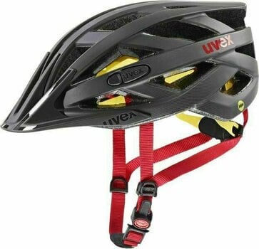 Bike Helmet UVEX I-VO CC MIPS Titan/Red Matt 52-57 Bike Helmet - 1