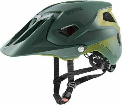 Bike Helmet UVEX Quatro Integrale Tocsen Forest Mustard Matt 52-57 Bike Helmet (Just unboxed) - 1