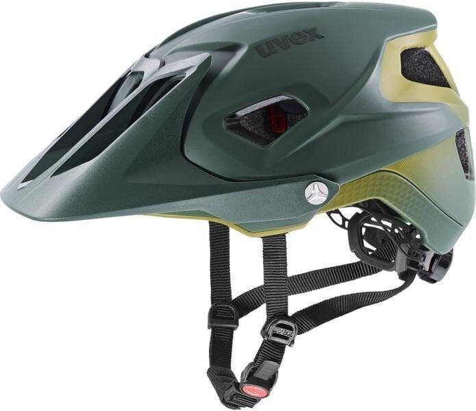 Cyklistická helma UVEX Quatro Integrale Tocsen Forest Mustard Matt 56-61 Cyklistická helma