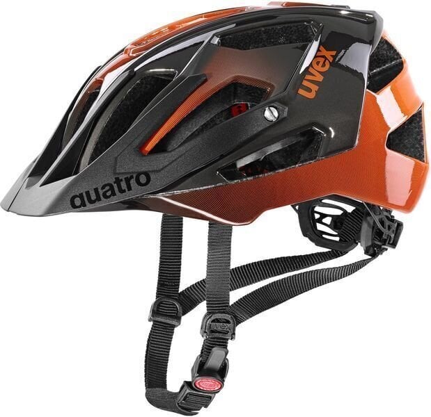Cyklistická helma UVEX Quatro Titan/Orange 56-61 Cyklistická helma