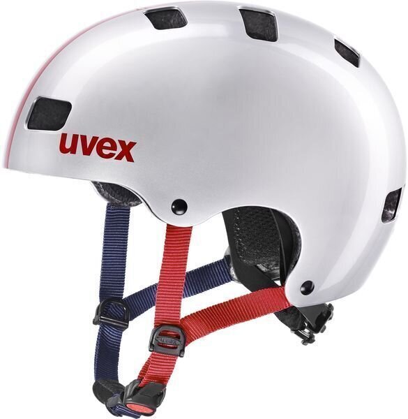 Dětská cyklistická helma UVEX Kid 3 Race Silver 55-58 Dětská cyklistická helma