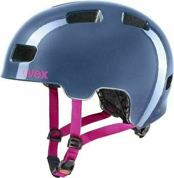 Kid Bike Helmet UVEX Minime Girls Blue 55-58 Kid Bike Helmet - 1
