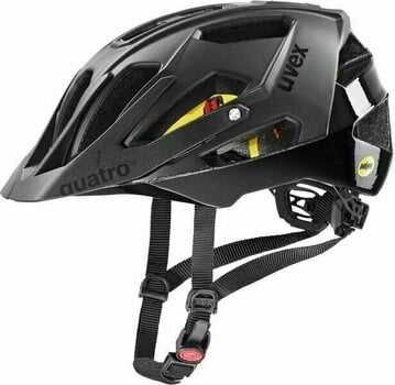 Bike Helmet UVEX Quatro CC MIPS All Black 52-57 Bike Helmet - 1
