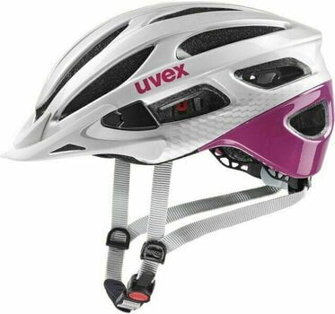 Cyklistická helma UVEX True Silver/Fuchsia 55-58 Cyklistická helma - 1