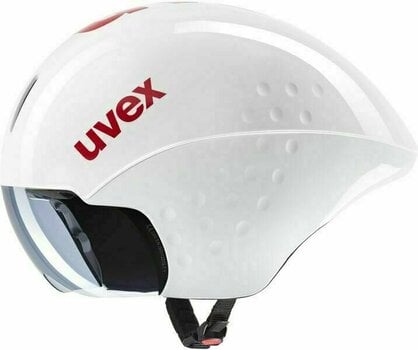 Cyklistická helma UVEX Race 8 White/Red 56-58 Cyklistická helma - 1