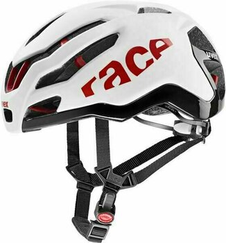 Bike Helmet UVEX Race 9 White/Red 57-60 Bike Helmet - 1