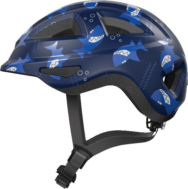 Dětská cyklistická helma Abus Anuky 2.0 ACE Blue Sharky S Dětská cyklistická helma