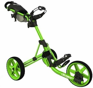 Pushtrolley Clicgear 3.5+ Lime/Lime Golf Trolley - 1