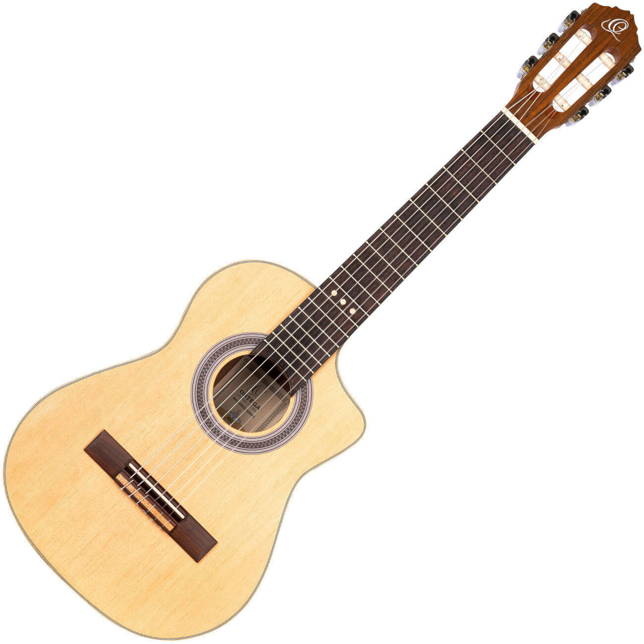 Poloviční klasická kytara pro dítě Ortega RQ25 1/2 Natural