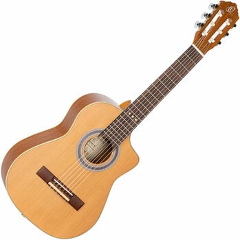Classical Guitar with Preamp Ortega RQ39E 1/2 Natural - 1