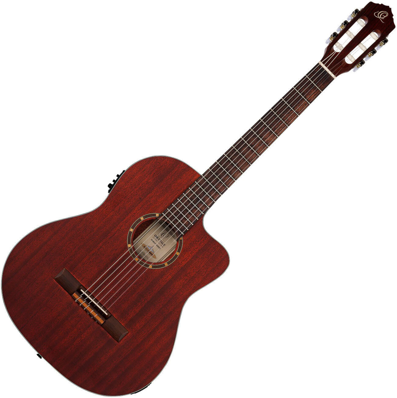 Klassinen kitara esivahvistimella Ortega RCE125MMSN 4/4 Natural