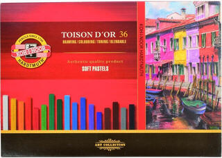 Soft Pastel KOH-I-NOOR Toisor D'or Soft Pastels Set of Soft Pastels 36 pcs