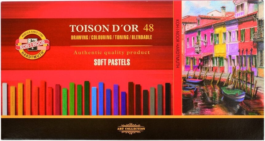 Suh pastel KOH-I-NOOR Set suhih pastelov 48 kosov