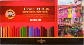 Soft Pastel KOH-I-NOOR Toisor D'or Soft Pastels Set of Soft Pastels 48 pcs
