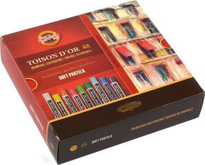 Trockenes Pastell KOH-I-NOOR Toison D'or Set of Soft Pastels Trockenpastellset 48 Stück