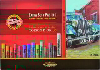 Soft Pastel KOH-I-NOOR Set of Artist's Extra Soft Pastels Set of Soft Pastels 36 pcs