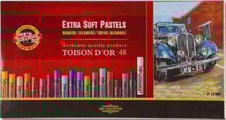 Suchý pastel KOH-I-NOOR Set of Artist's Extra Soft Pastels Sada suchých pastelov 48 ks